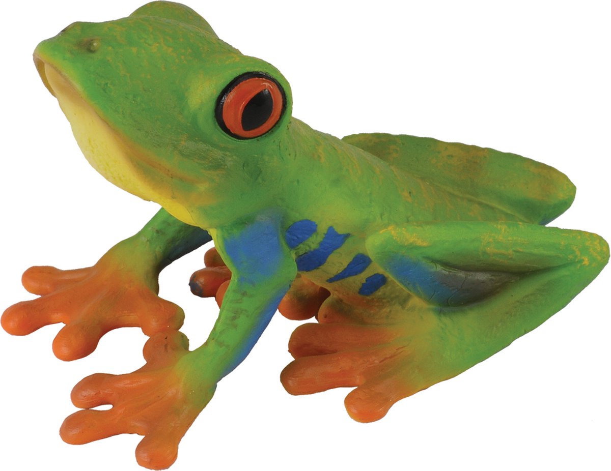 Figurine Collecta - grenouille lémurien aux yeux rouges - (m) - insectes - peint à la main - miniature