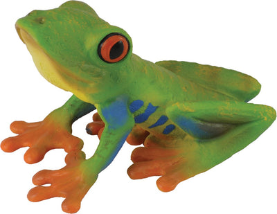 Figurine Collecta - grenouille lémurien aux yeux rouges - (m) - insectes - peint à la main - miniature