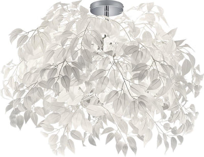 Rl live your light reality leavy - plafonnier - chrome - excl. 3x e14 4,9 w - montage au plafond - protection des motifs