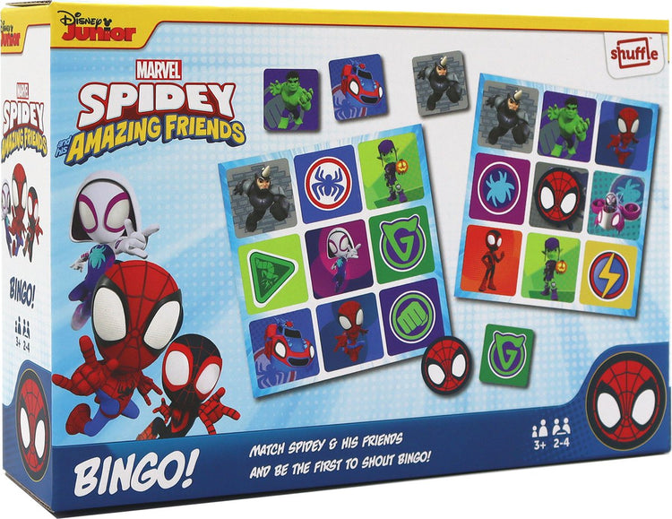 Shuffle Spidey Amazing Friends Bingo - jeu éducatif - correspondance - 3 ans - jeu familial