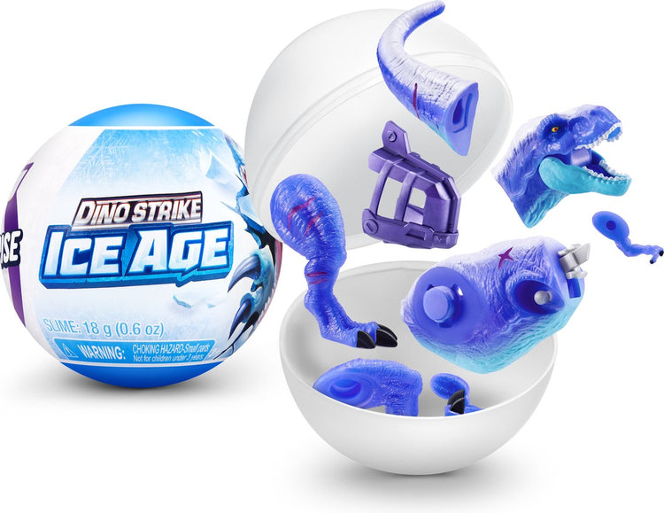 5 surprise zuru - - Dino Strike L'ère Glaciaire - Figurines