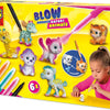 Ses Blow Airbrush stylos - Safari Animals, 6e.