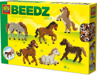 Ses perles thermocollantes - chevaux sauvages