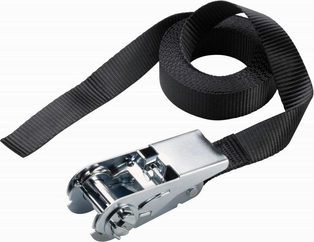 Sangle de tension Masterlock - avec cliquet - 2,5m x 25mm - noir - 3223eurdat
