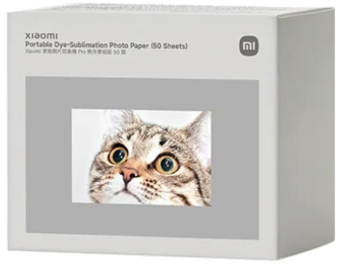 Papier photo portable à sublimation thermique Xiaomi (50 feuilles)