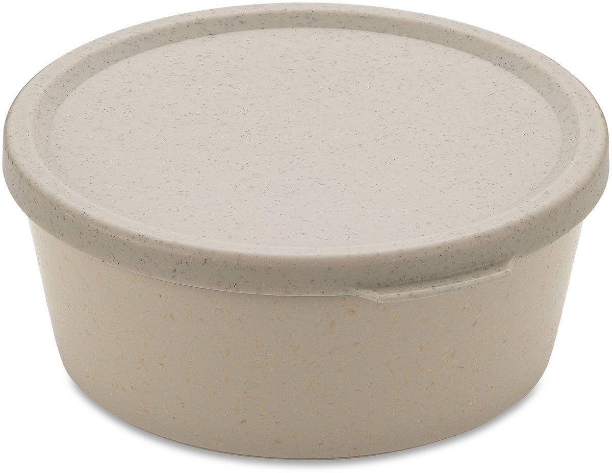 Koziol bol avec couvercle, 0,89 l, bio, beige sable - | connecter le bol