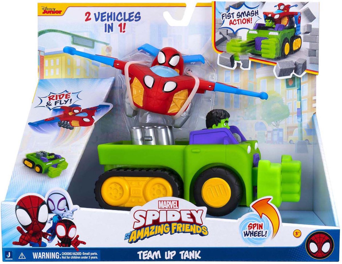 Jazwares Spidey et ses amis incroyables - faites équipe avec un véhicule-citerne