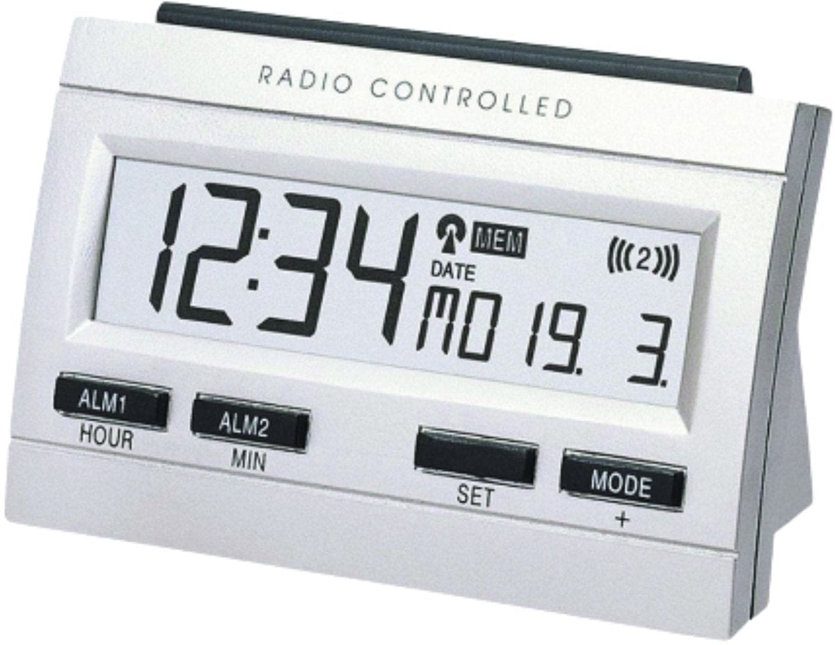 Réveil radiocommandé Nexttime - affichage de la date et de la température - technoline wt 87