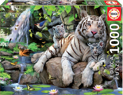 Educa - puzzle - tigres du Bengale - 1000 pièces - puzzle