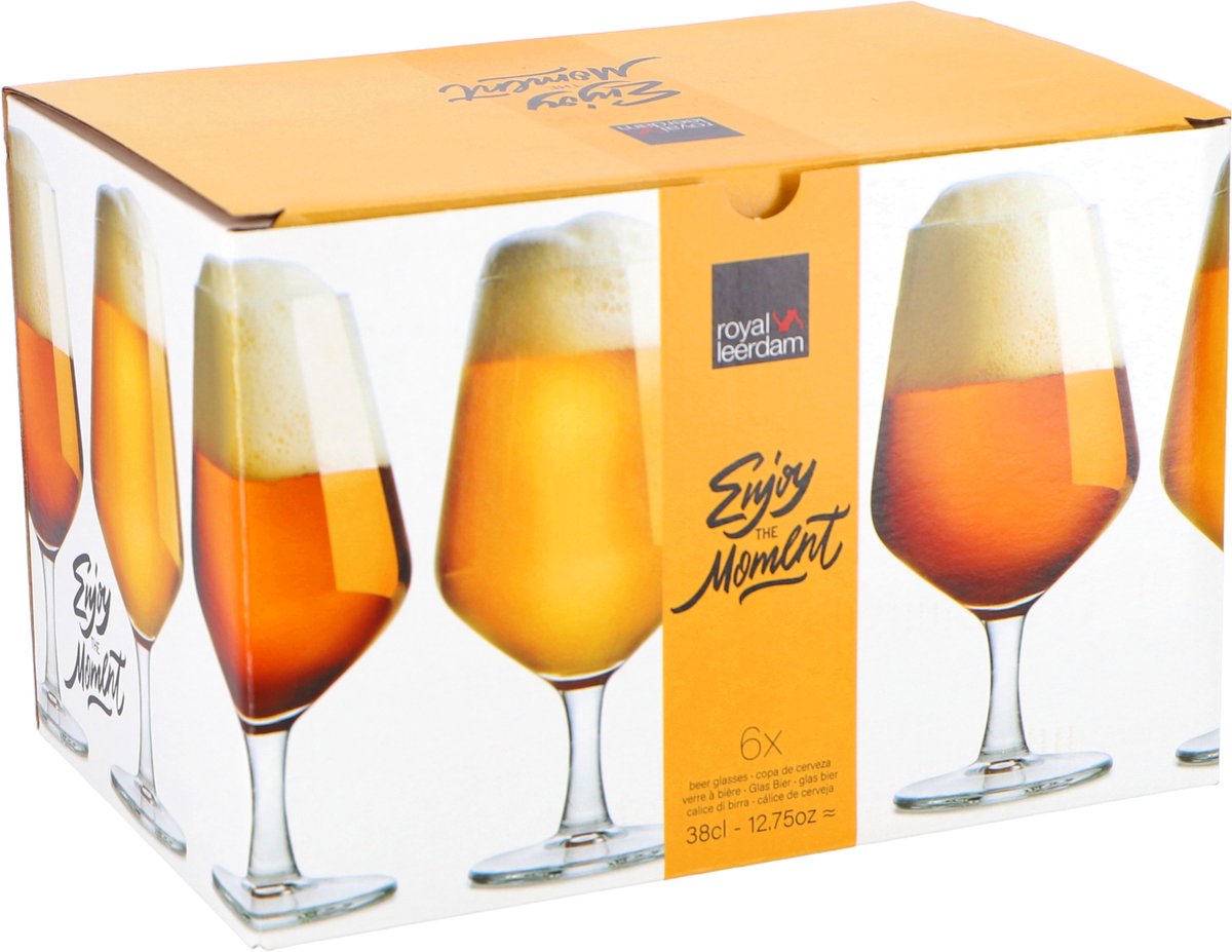 Royal Leerdam à bière de bière de moment Set 6 38cl