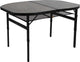 Bo-camp - industriel - table - northgate - ovale - modèle valise - 120x80 cm