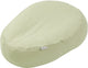 Meyco baby uni relax housse pour coussin d'allaitement - hydrophile prélavé - olive douce