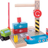 Bigjigs Wooden Rails Container Shipyard