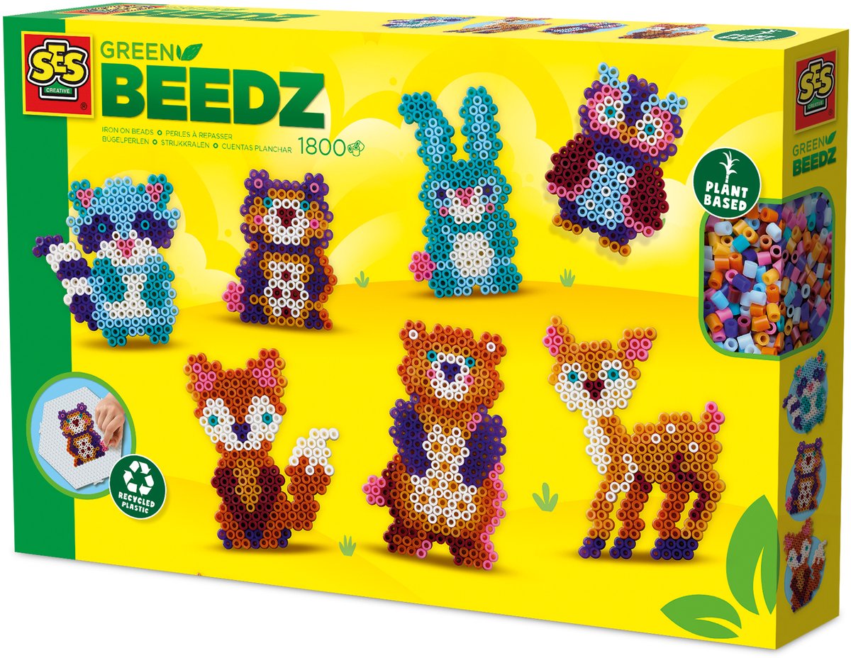 Ses Green Beedz - Perles de fer Set Forest Animaux
