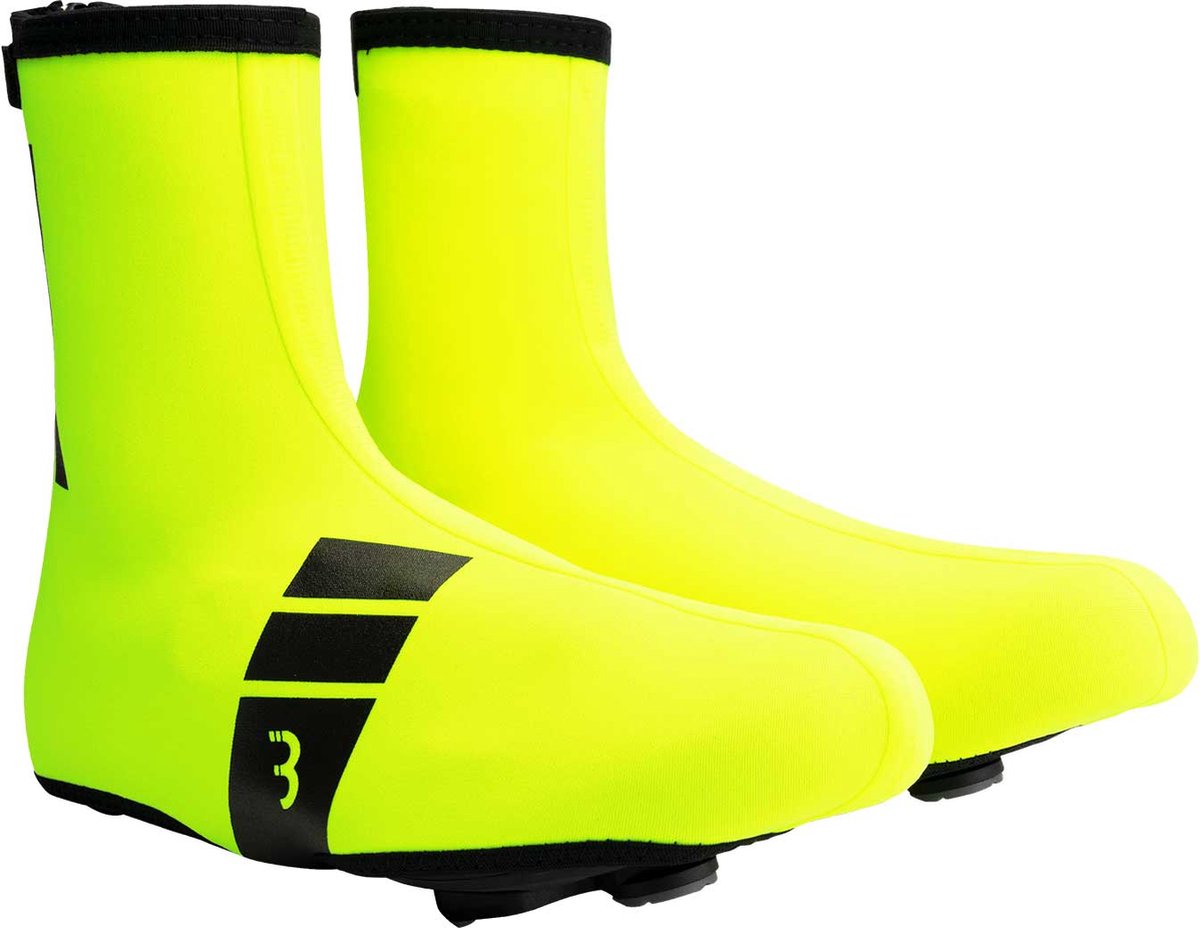 Bbb cycling couvre-chaussures de vélo robustes vélo de montagne - couvre-chaussures de vélo - thermo et hydrofuges - jaune fluo - taille 45 46 - bws-02b