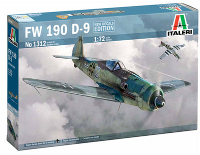 Italeri maquette avion - 1312 focke-wulf fw 190d-9 - avion plastique - 1:72 - modélisme