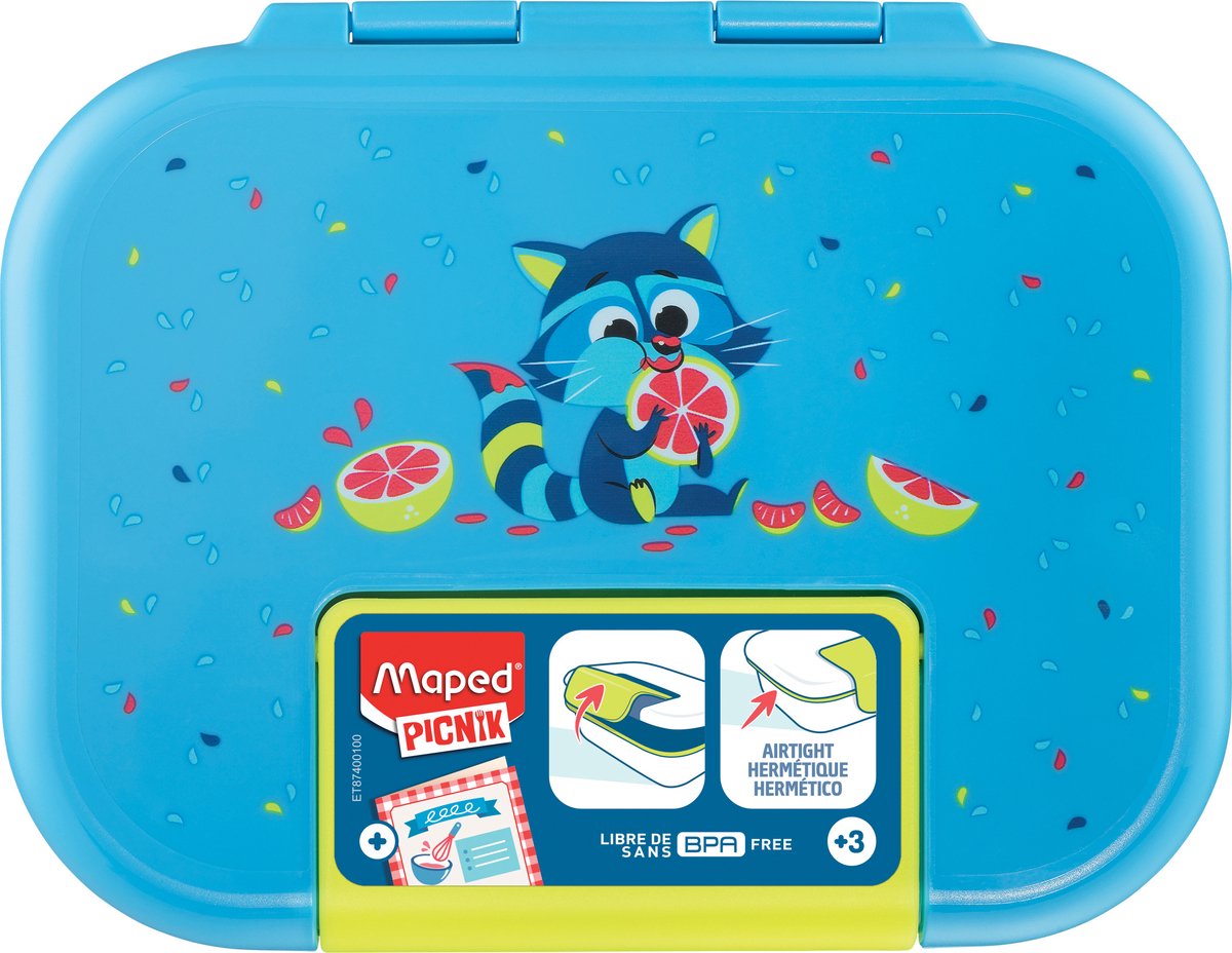 Maped office maped lunch box - gobelet enfant en acier inoxydable motif lapin, 0,9 litre