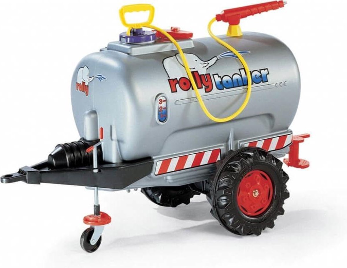 Toys Rolly Toys Rolly Tanker Mill avec pompe et tête de pulvérisation 30 litres d'argent
