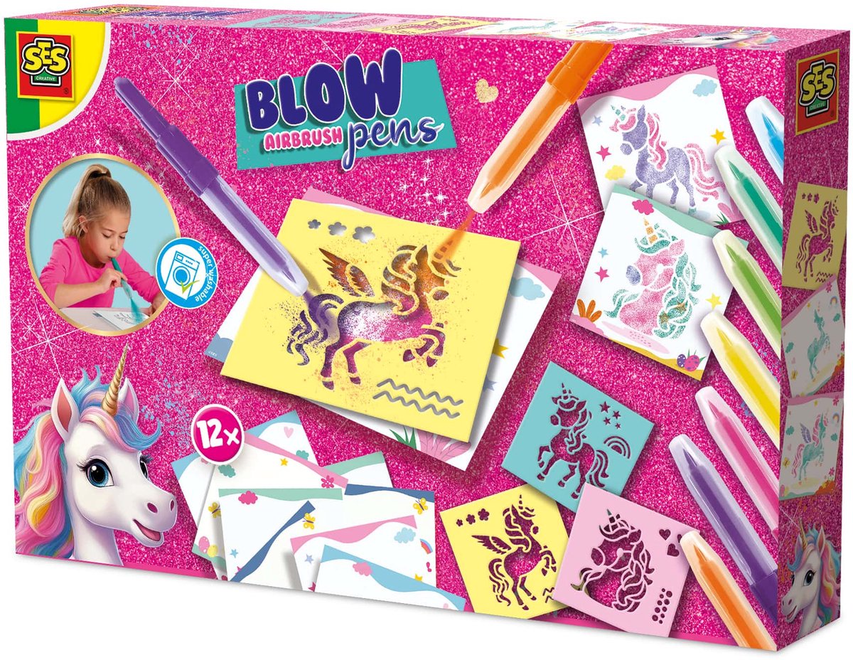 Ses Blow Airbrush stylos - Unicorn