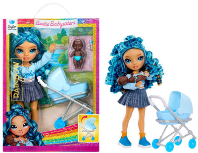 Rainbow High Jr. High™ Bestie Babysitters™ – Skyler Bradshaw, poupée mannequin de 9 pouces
