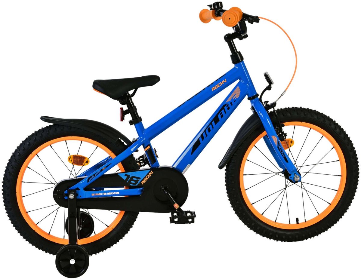 Volare Rocky Children's Bicycle - Boys - 18 pouces - Bleu