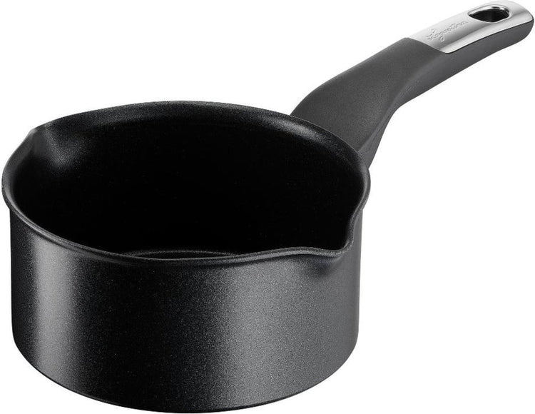 Lagostina - unlimited nero - casserole avec bec verseur - 16cm - induction
