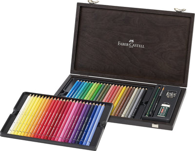 Faber-castell crayon de couleur aquarelle - albrecht durer - coffret en bois 48 pièces - fc-117506