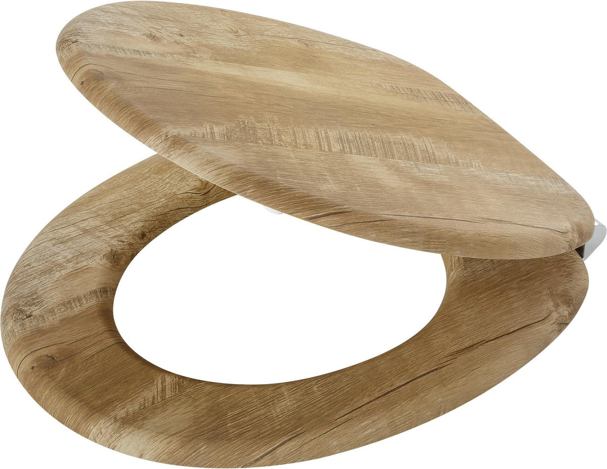 Tiger Hetta - abattant de toilettes - fermeture amortie - mdf fsc - marron