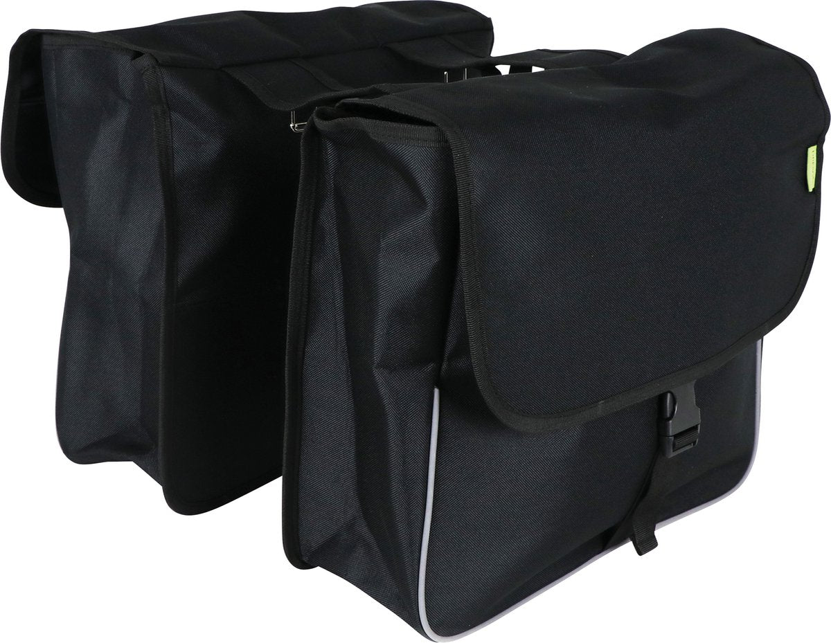 Dresco Basic Shopper Double Bicycle Sac 32 litres nylon noir
