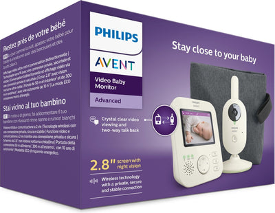 Philips avent - babyphone vidéo - blanc - babyphone avec caméra - scd882 26
