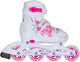 patins à roues alignées Jokey 3.0 botte souple 82A blanc rose taille 38-41