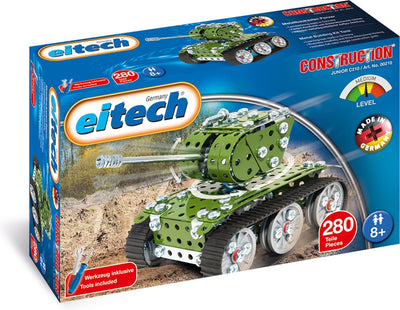 Coffret de construction Eitech ® – réservoir – 280 pièces – kit de construction métallique avec outils – jouets de construction – à partir de 8 ans