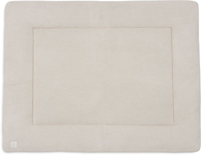 Jollein couverture de parc bébé - 75x95cm - tricot basique - polyester - flocons d'avoine