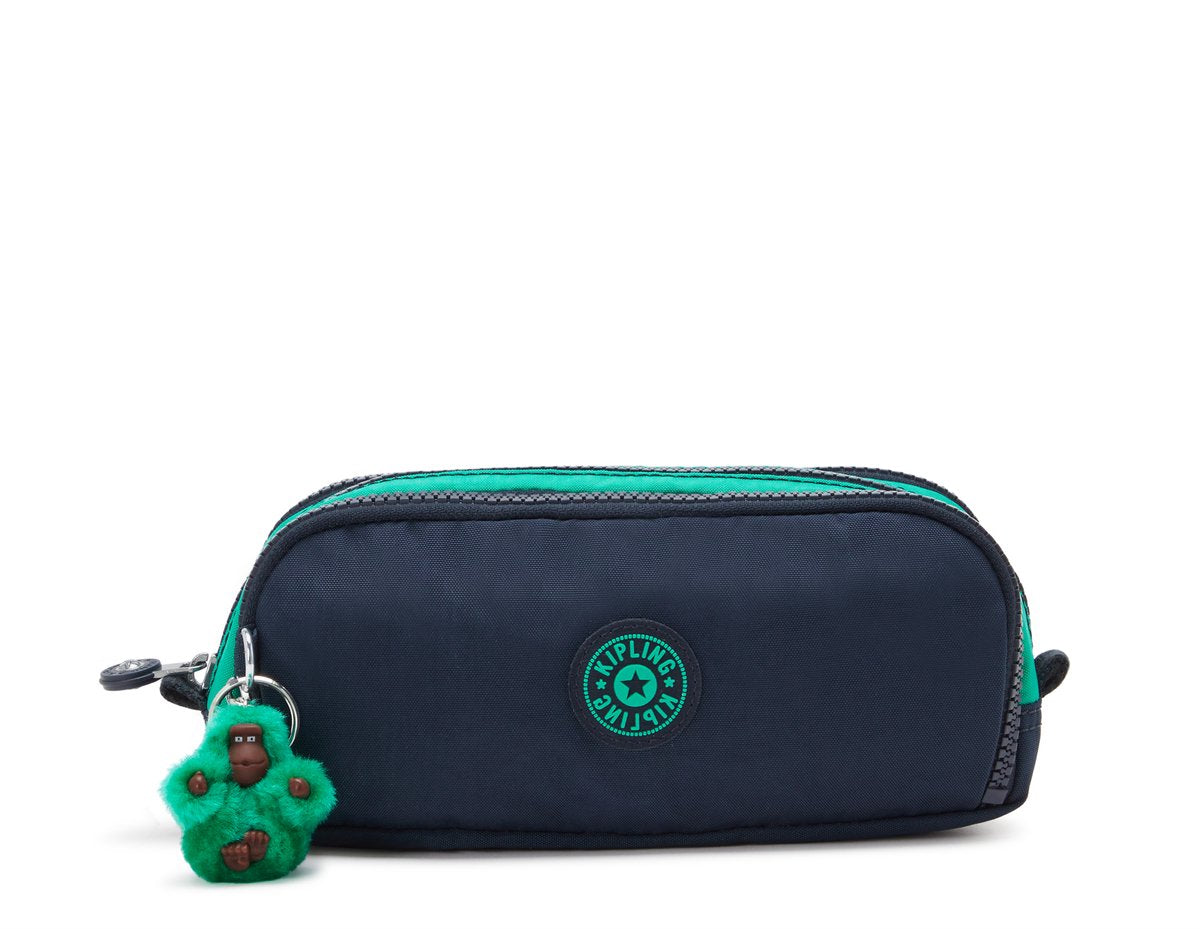 Kipling gitroy trousse à dessin unisexe - bleu vert bl
