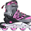 Gris rose de patinage pour enfants, taille 29-32