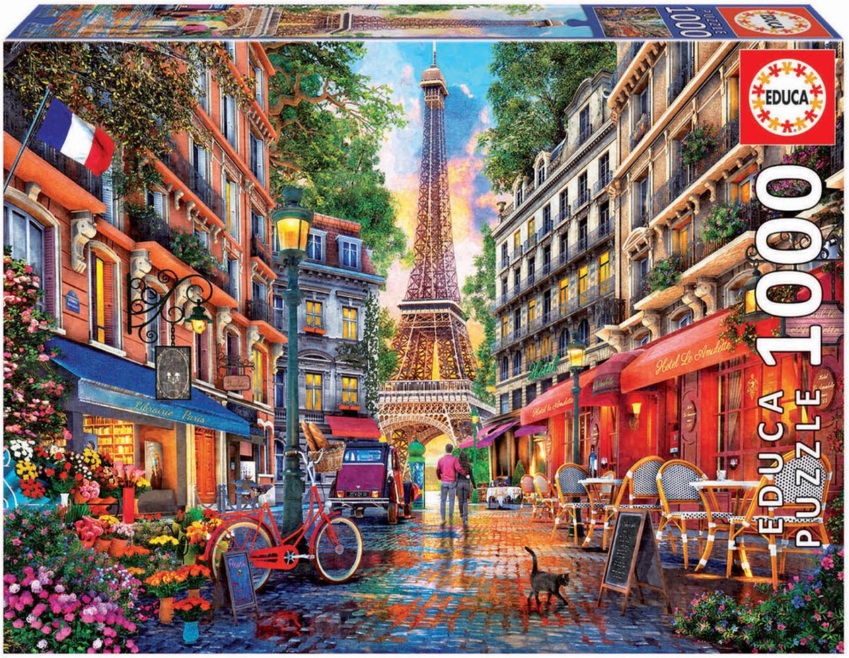 Educa - paris - dominic davison - puzzle - 1000 pièces - Cadeaux Sinterklaas