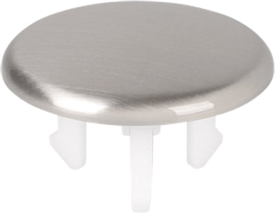 Differnz couvercle trop-plein pour évier ø 3,5 cm x 2 cm, chrome mat
