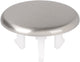 Differnz couvercle trop-plein pour évier ø 3,5 cm x 2 cm, chrome mat