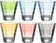 Verres optiques Leonardo assortis pastel 215ml - set 6