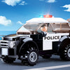 Voiture de police de Sluban avec chien