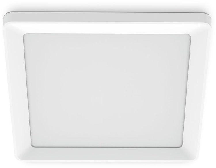 Philips LED Plafonnier Philips Valen - avec télécommande - technologie d'éclairage warmglow : tamisez votre lampe pour une couleur de lumière plus chaude - 13w - éclairage LED - lumière blanc extra chaud à froid : 2200k-6500k - carré - blanc