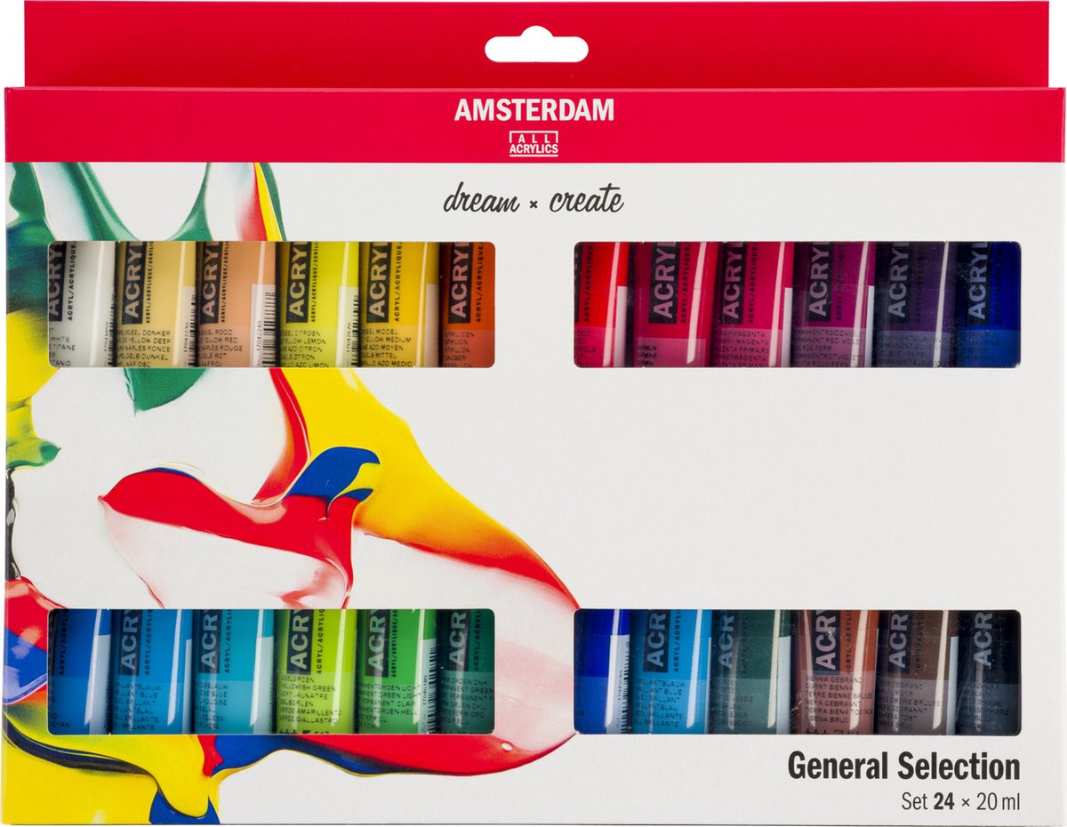 Amsterdam Acrylic Paint Standard Set Set, 24dlg.