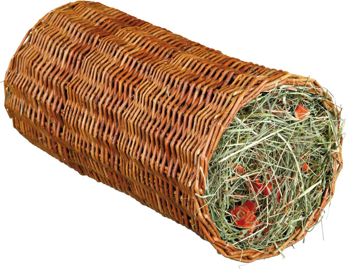 Tunnel en saule Trixie - accessoire cage - ø20x38 cm
