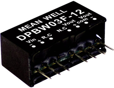 MW Mean Well DPBW03G-15 Module convertisseur DC DC 100 MA 3 W Nombre de sorties : 2 x contenu 1 pièce(s)