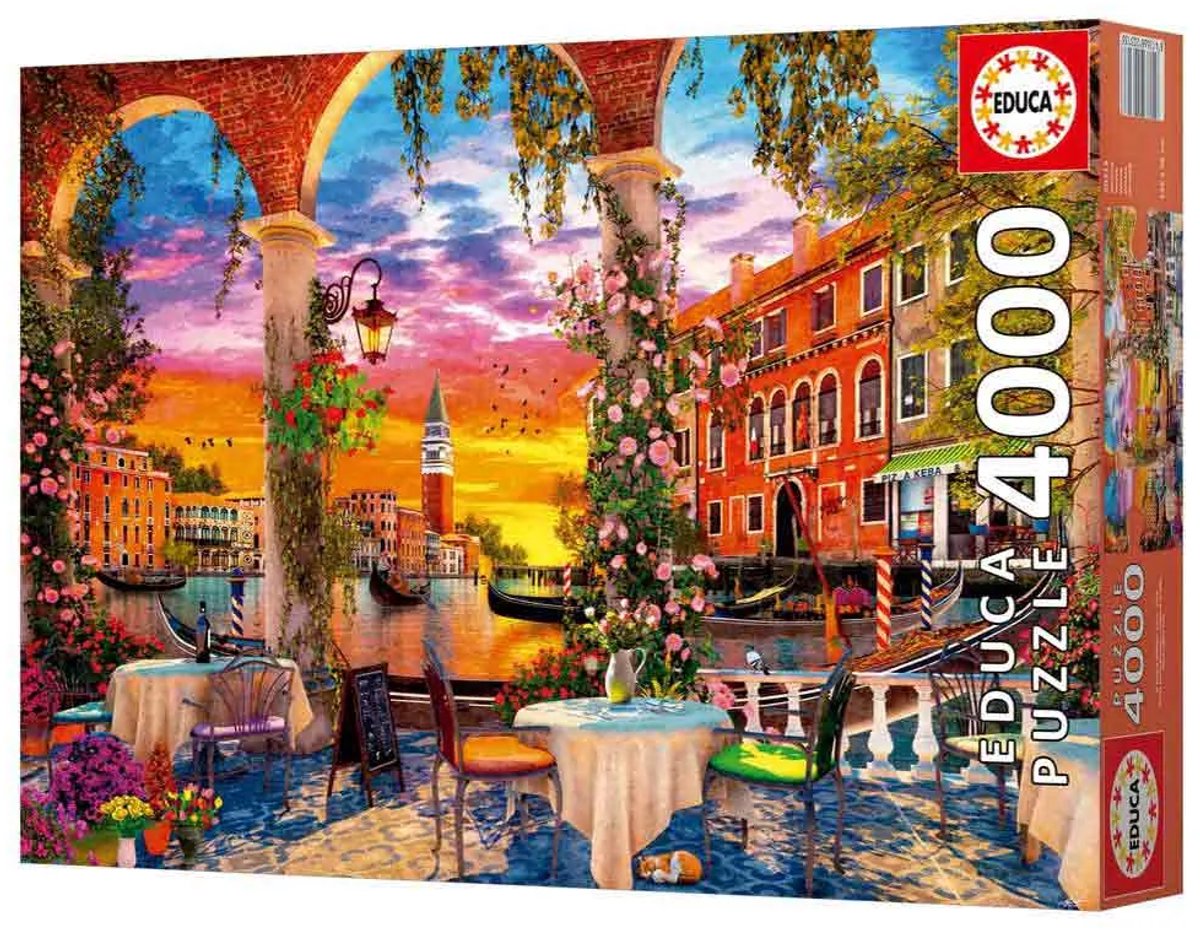 Puzzle Educa Venise Puzzle en carton 4000 pièces pour adultes.