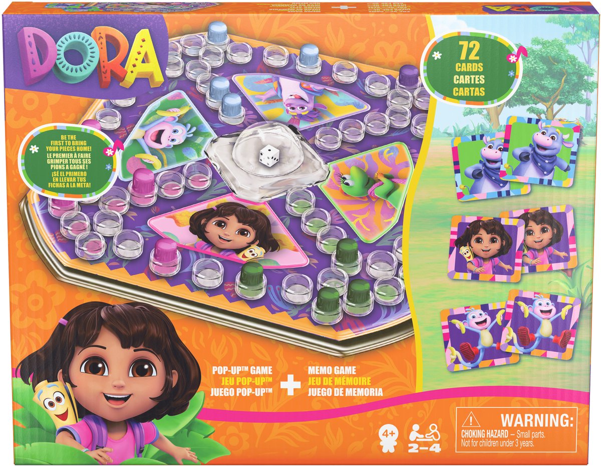 Jeu pop-up mémo Dora 2pack | 2 pièces