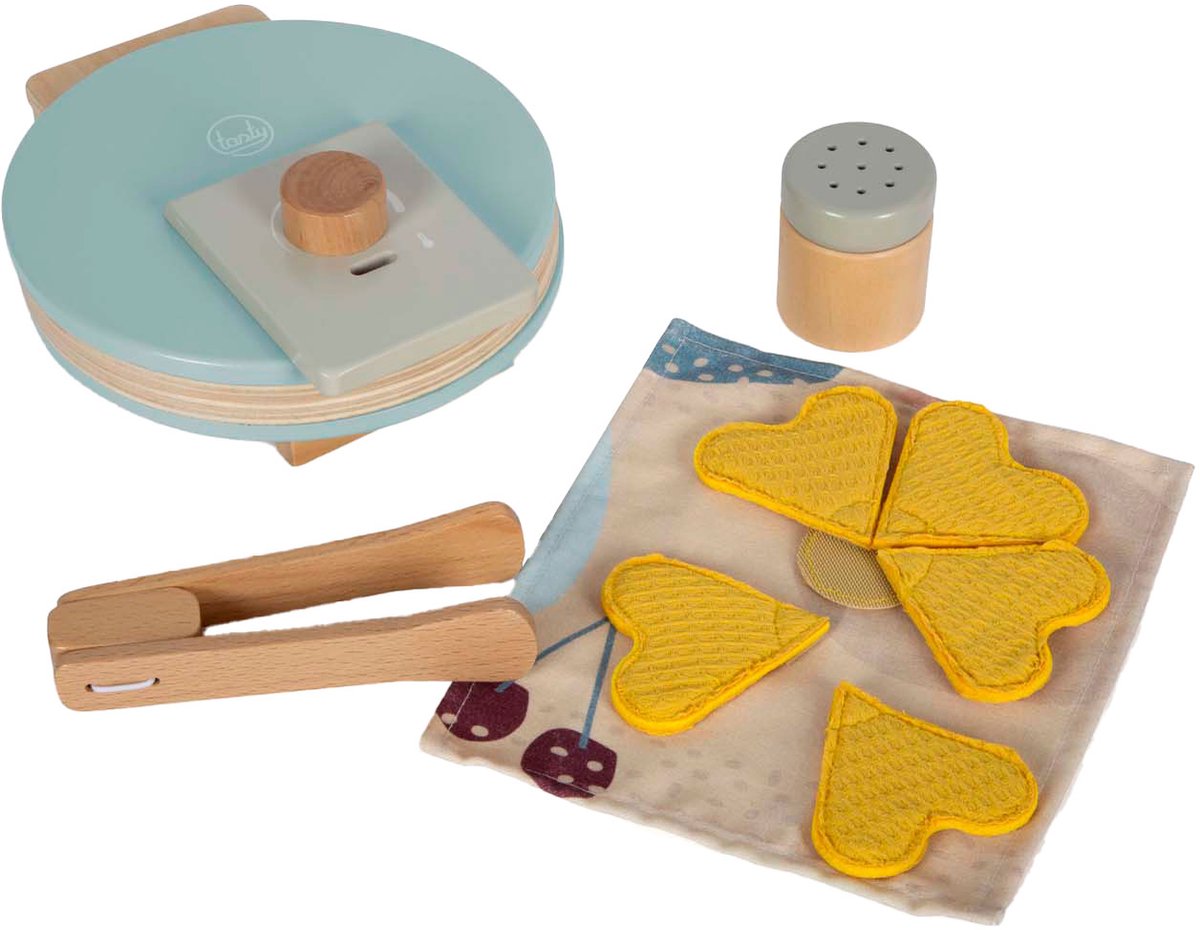 Small Foot Wooden Waffle Iron Play Set, 10dlg.