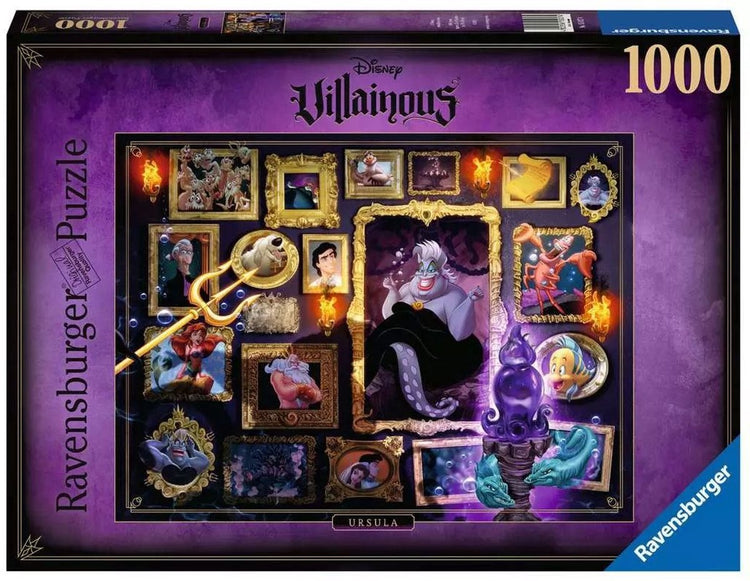 Ravensburger puzzle Disney méchant - 1000 pièces en carton.