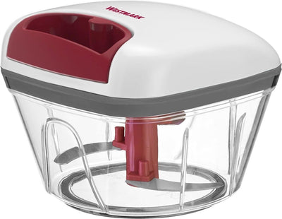 Hachoir multifonction Westmark avec cordon de serrage - hachoir de haute qualité pour oignons, salades, légumes ou toutes sortes de noix, manuel - 450 ml
