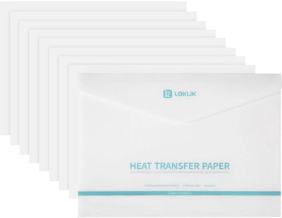 Loklik • papier transfert léger 8x